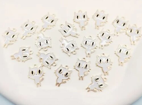 BIG EYE WEIRD KITTY CHARM FOR DIY | CHARMS
