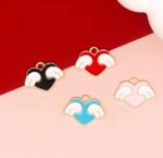 WING FLYING HEART CHARM FOR DIY | CHARMS