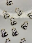 FOOT TOUCHING PANDA SHINOBI SERCHING  Alloy enamel panda Pendant Jewelry Making DIY Keychain Earrings Pendant Various Design Charms for Jewelry Making Bracelets Necklace, Charm Bracelet Supplies, Decorative Jewelry Pieces, Animal Charm Pendants, Highquality Charms, Craft