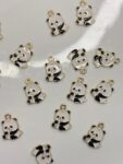 SUGAR CANE EATING PANDA Alloy enamel panda Pendant Jewelry Making DIY Keychain Earrings Pendant Various Design Charms for Jewelry Making Bracelets Necklace, Charm Bracelet Supplies, Decorative Jewelry Pieces, Animal Charm Pendants, Highquality Charms, Craft