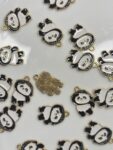 SHINOBI SERCHING Alloy enamel panda Pendant Jewelry Making DIY Keychain Earrings Pendant Various Design Charms for Jewelry Making Bracelets Necklace, Charm Bracelet Supplies, Decorative Jewelry Pieces, Animal Charm Pendants, Highquality Charms, Craft