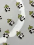 SHINOBI WALKING PANDA  Cute Handmade Panda Bear Crafting with Adorable Panda Parts for Making, Keychains, Accessories (DIY Supplies, Charms)