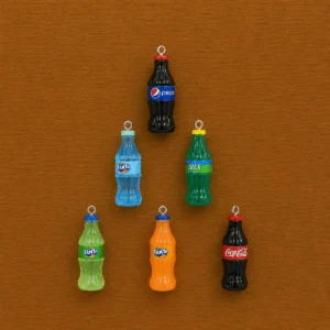 Colla Bottle Resin Charm ( 6pcs )