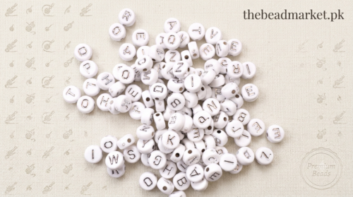 ABC ALPHABET SILVER ON WHITE