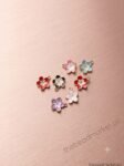 Tillted Tulip Flower Charm For Diy