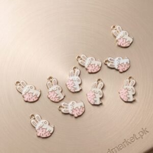 Moon Rabbit Charm For Diy