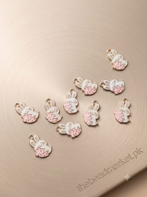 Moon Rabbit Charm For Diy