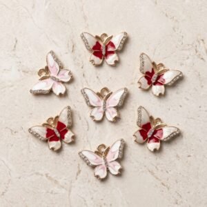 Stoned Butterfly Charm