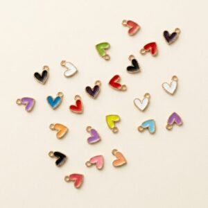Mini Heart Charm For Diy