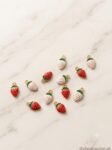 Mini 3D strawberry charm for diy