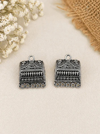 jhumka base for making earring silver